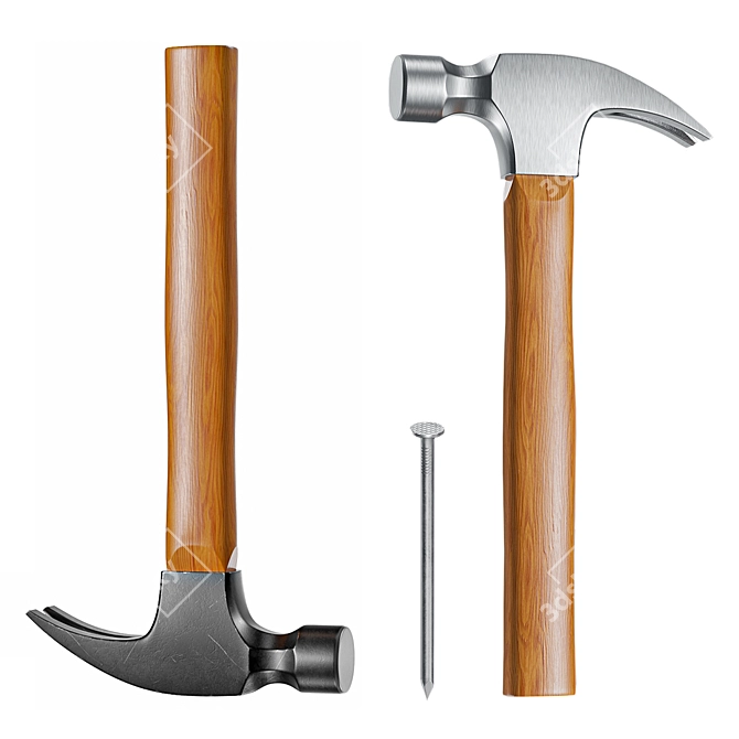 Ultimate Hammer: Quality and Precision 3D model image 1