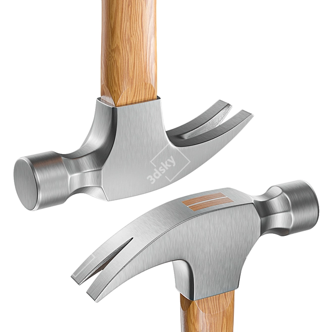Ultimate Hammer: Quality and Precision 3D model image 2