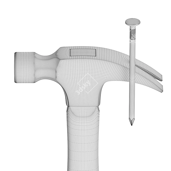 Ultimate Hammer: Quality and Precision 3D model image 5