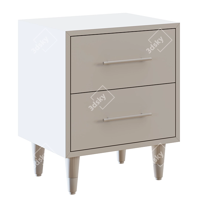 Urban Arc Bedside Table 3D model image 3