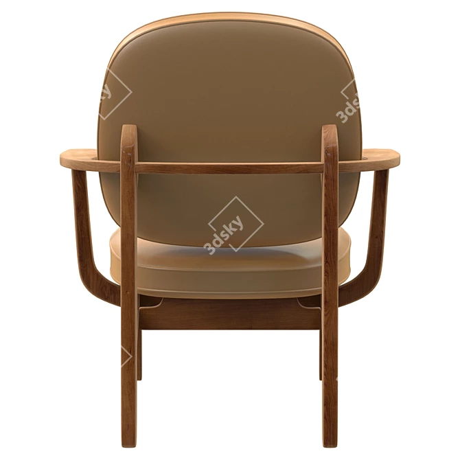 Sleek Lounge Chair: Modern Comfort in Every Millimeter 3D model image 3