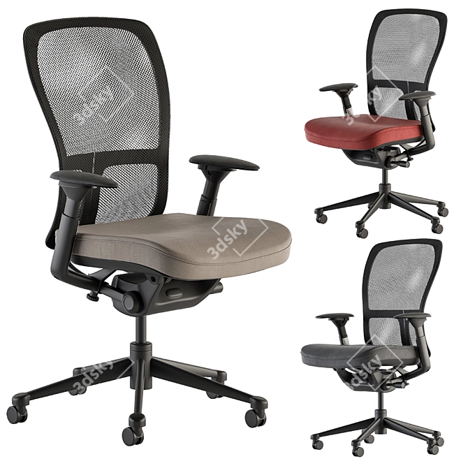 ErgoTech Office Chair: Zodi 3D model image 1