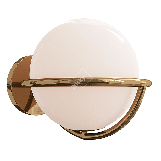 Apollo Sconce BBS: Stylish Wall Lamp 3D model image 1