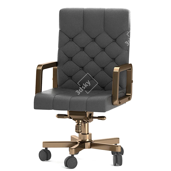 Modern Office Chair Set 3D model image 2