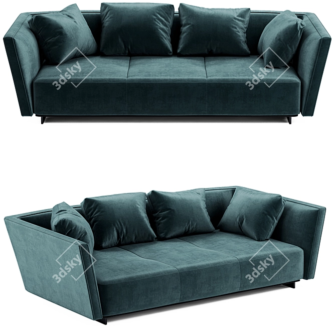 Elegant Minotti Seymour Sofa 3D model image 1