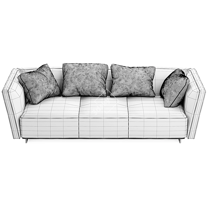 Elegant Minotti Seymour Sofa 3D model image 3