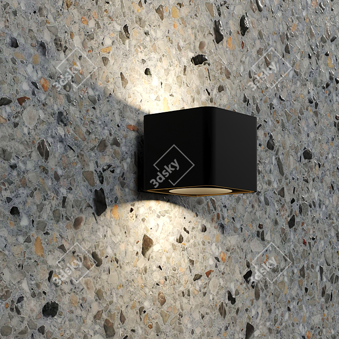 Euval Terrazzo PBR Seamless Material 3D model image 2
