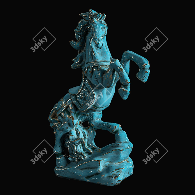 Stunning 3D Horse Model 3D model image 1