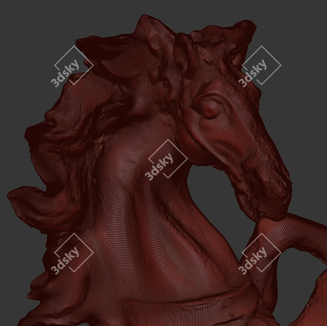 Stunning 3D Horse Model 3D model image 3