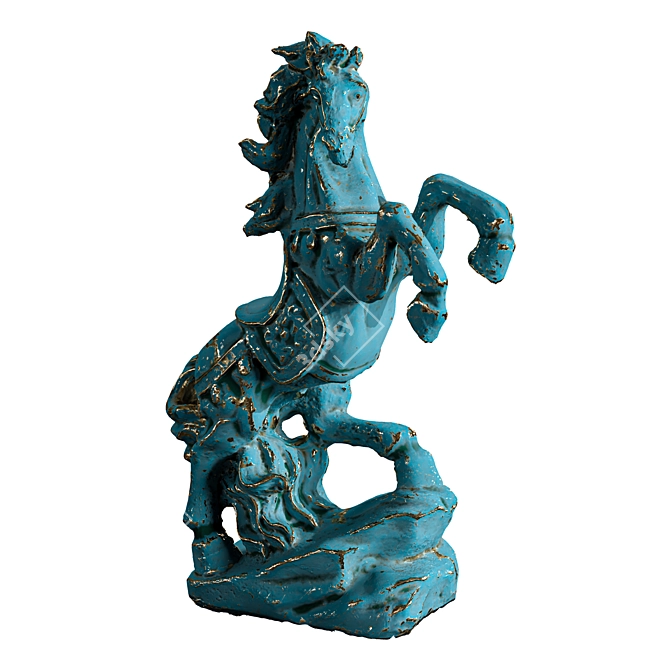 Stunning 3D Horse Model 3D model image 6