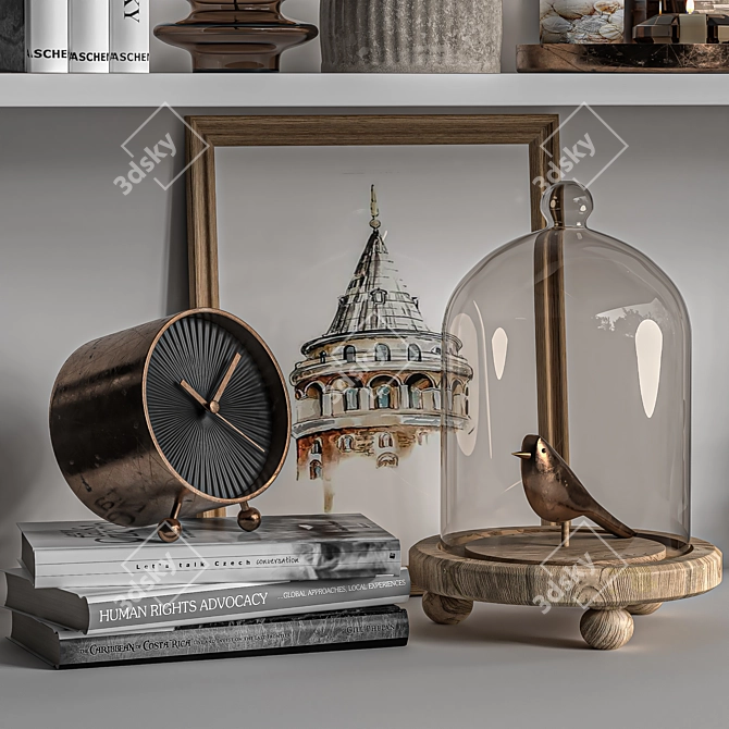 Elegant Decor Set 2015 3D model image 3