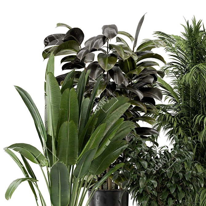 Ferm Living Indoor Plants: Bau Pot Large - Set 552 3D model image 3