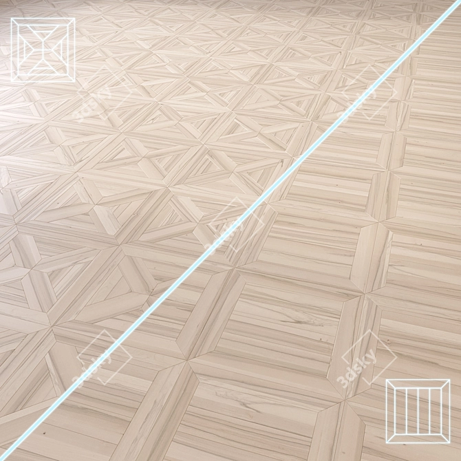 Premium Parquet Laminate 3D model image 1