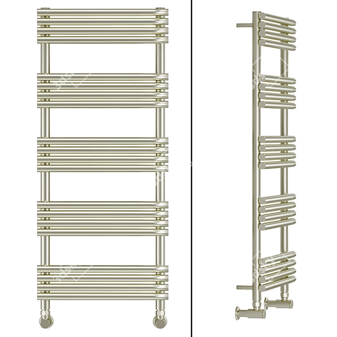 Sandy Water Heated Towel Rail 3D model image 1