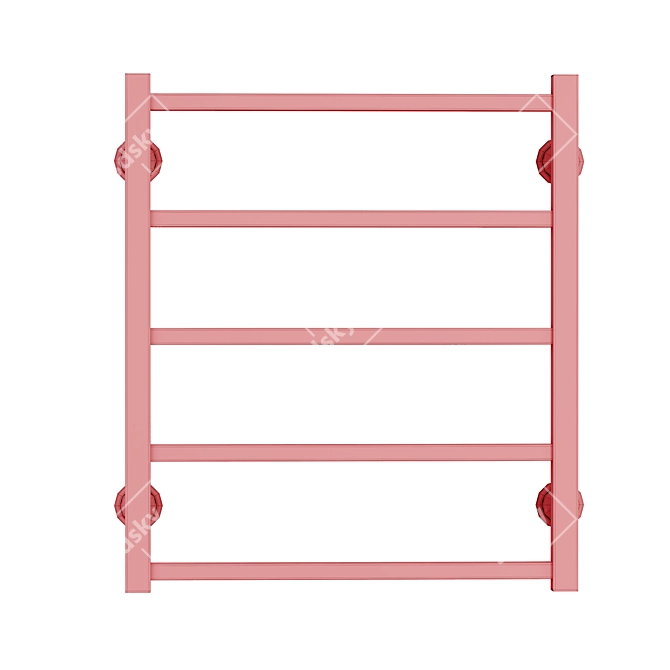 Terminus Vega Water Heated Towel Rail 3D model image 2