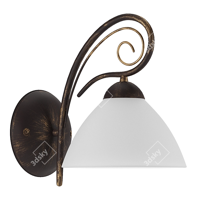 Modern Wall Lamp Alfa Inca 3D model image 1