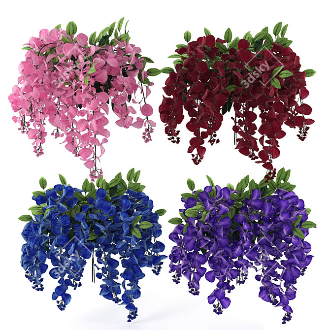 Wisteria Splendor: For Indoor & Outdoor Decor 3D model image 1