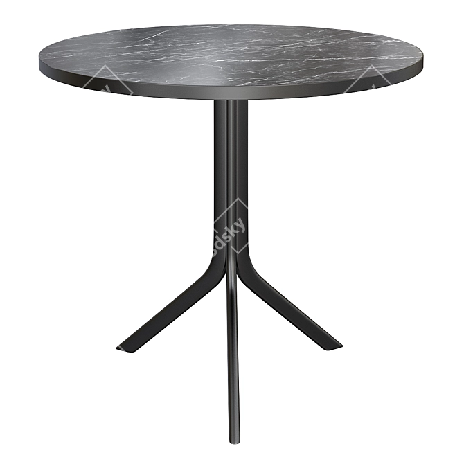 Elegant BISTRO Marble Table: RETEGUI Design 3D model image 1