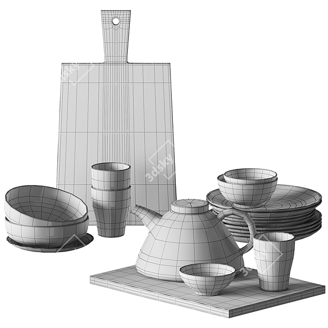 Broste Copenhagen Kitchen Decor 3D model image 3