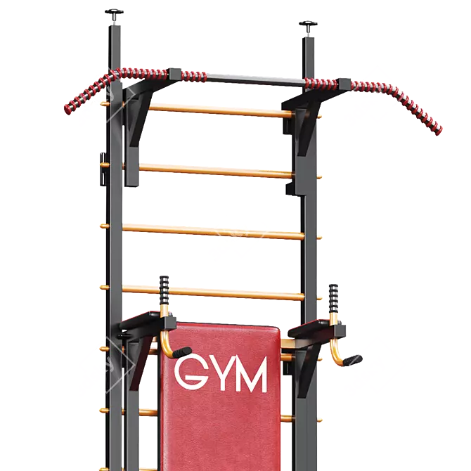 Sport Swedish Wall: Versatile Fitness Equipment 3D model image 5