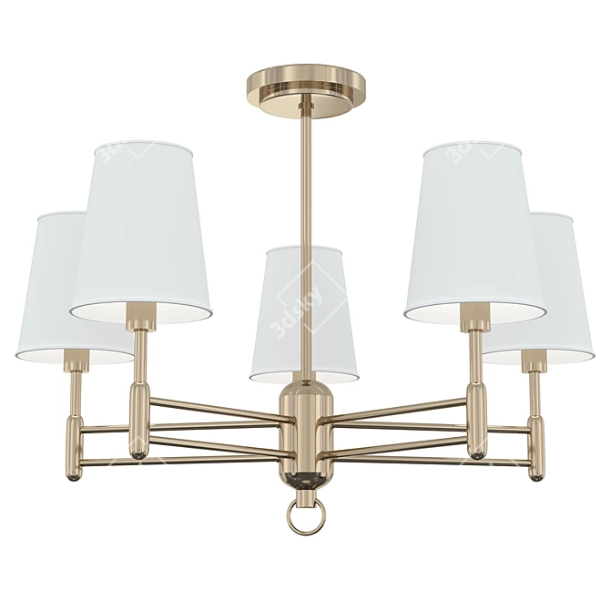 Elegant Lumion Doris Chandelier 3D model image 1