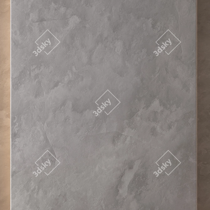 Seamless Lime Plaster: High-resolution 6K+ Texture 3D model image 2