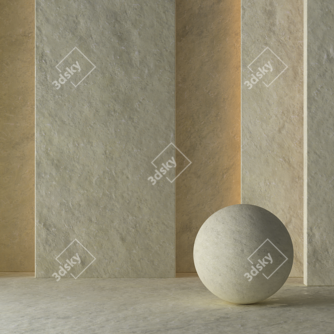 Sloppy Plaster 8K+ 4 Variation 3D model image 4