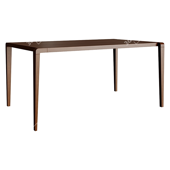 Dakota Dining Table - Stylish and Spacious 3D model image 1