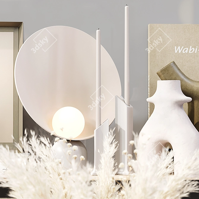 Elegant Decor Set 100 3D model image 5