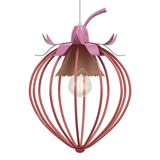 Elegant Fresa Pendant 3D model image 1