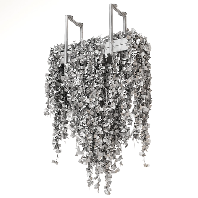 Metal Box Hanging Plants - Set 269 3D model image 7