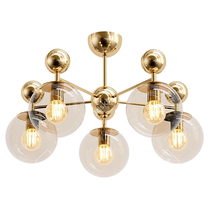 Evoluce Pechio Sle Chandelier 3D model image 1