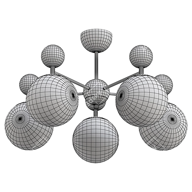 Evoluce Pechio Sle Chandelier 3D model image 2