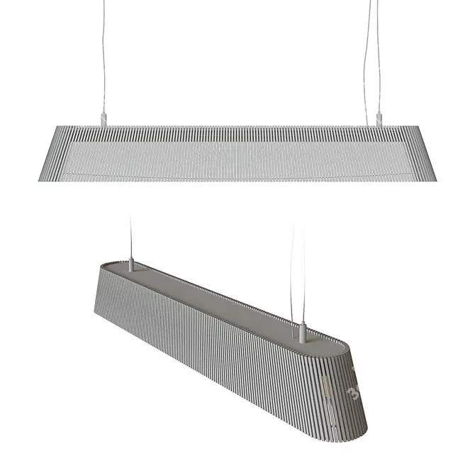 Sleek Owalo 7000 Pendant: Finnish Elegance 3D model image 5