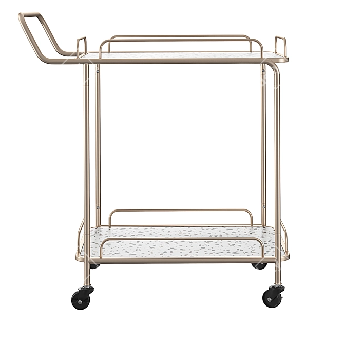 Modern Kitchen Trolley: Galena 3D model image 3