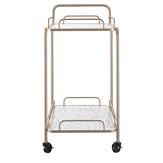 Modern Kitchen Trolley: Galena 3D model image 4