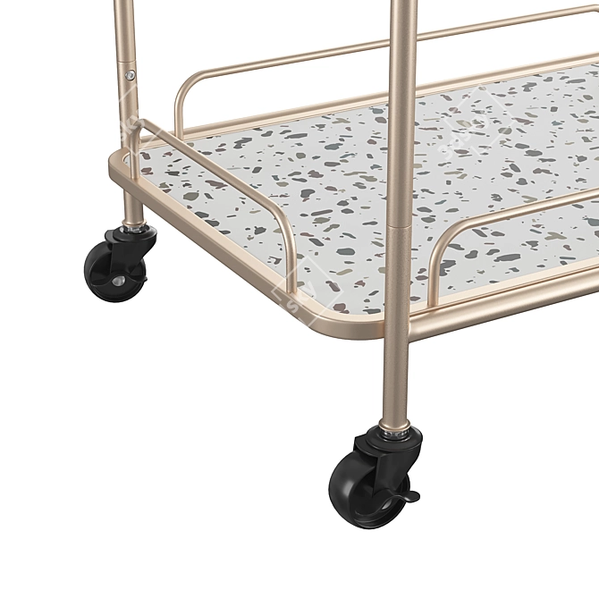 Modern Kitchen Trolley: Galena 3D model image 6