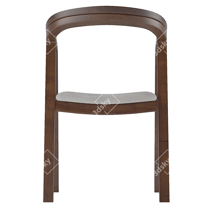 Modern UU Miyazaki Chair 3D model image 5