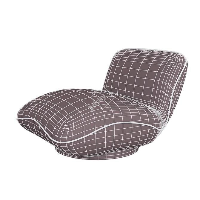 Elevate Your Relaxation with Eichholtz Chair 3D model image 5