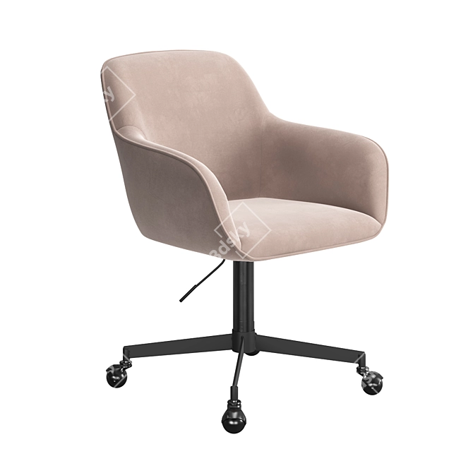 Sylvia Ergonomic Office Chair 3D model image 2