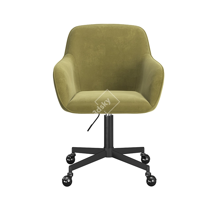 Sylvia Ergonomic Office Chair 3D model image 3