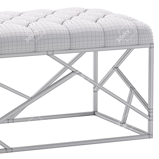 ASPEN Bench: Versatile, Stylish, 3 Colors 3D model image 4