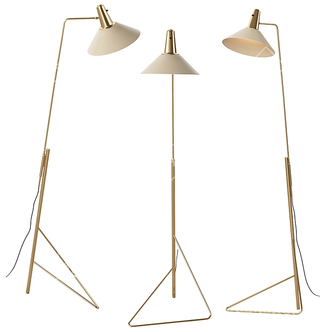 Sleek Gino Sarfatti Lamp: Modern Design, Timeless Elegance 3D model image 2