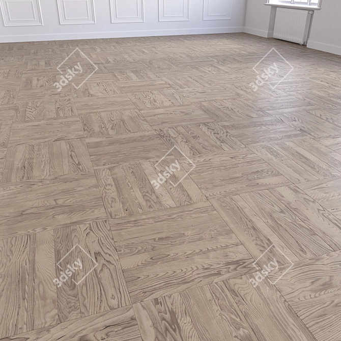 Title: High-Quality Parquet Laminate 3D model image 3