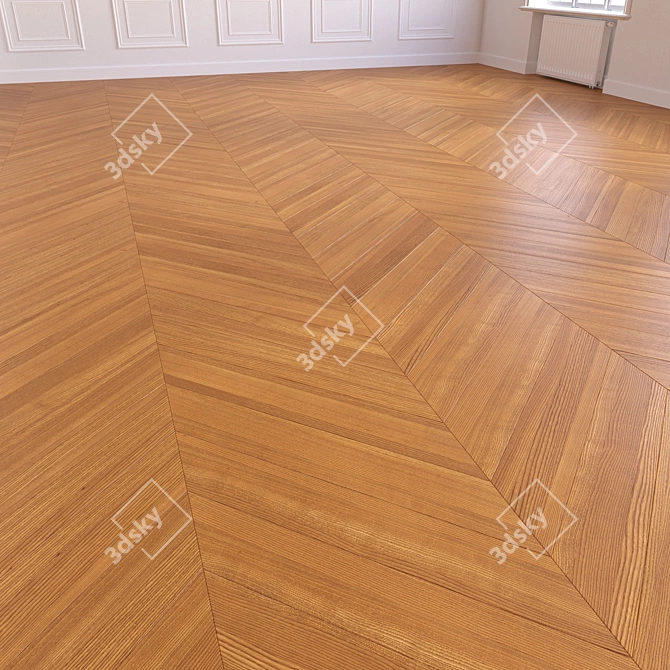 Title: High-Quality Parquet Laminate 3D model image 4