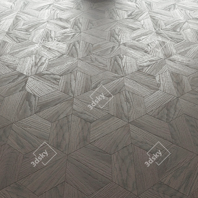 Finex Arezzo: Oak Wood Tile 3D model image 4