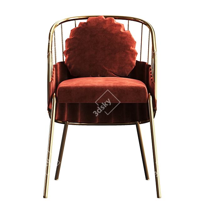Modern AVE YOSO Lima Chair 3D model image 2
