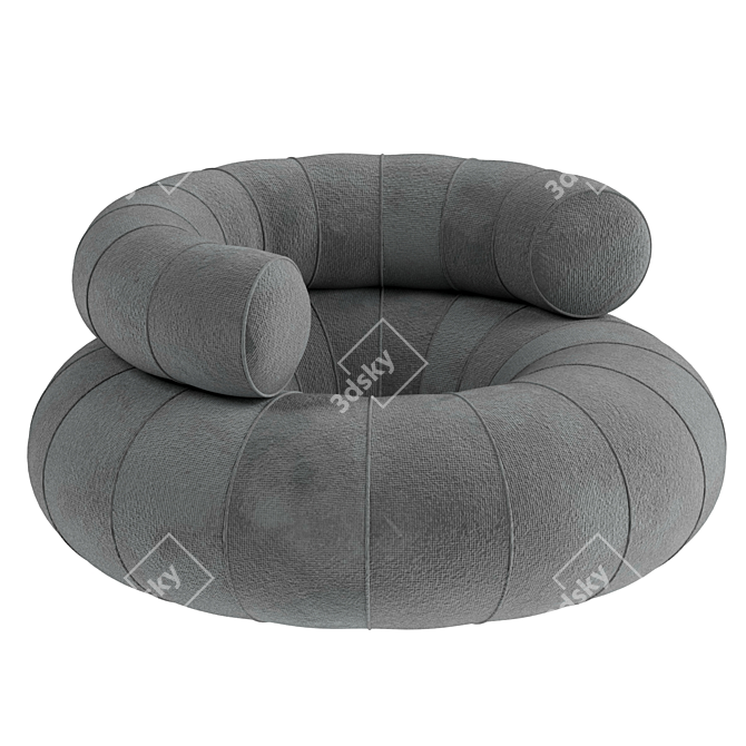 Comfy Convertible Sofa Bed 3D model image 1