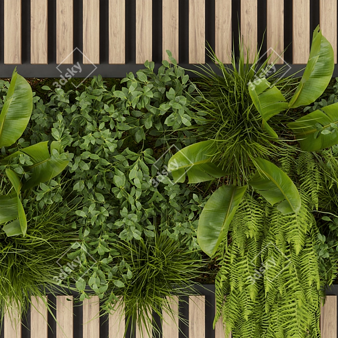 Fitowall Banana Leaf - Collection Plant Vol 326 3D model image 2