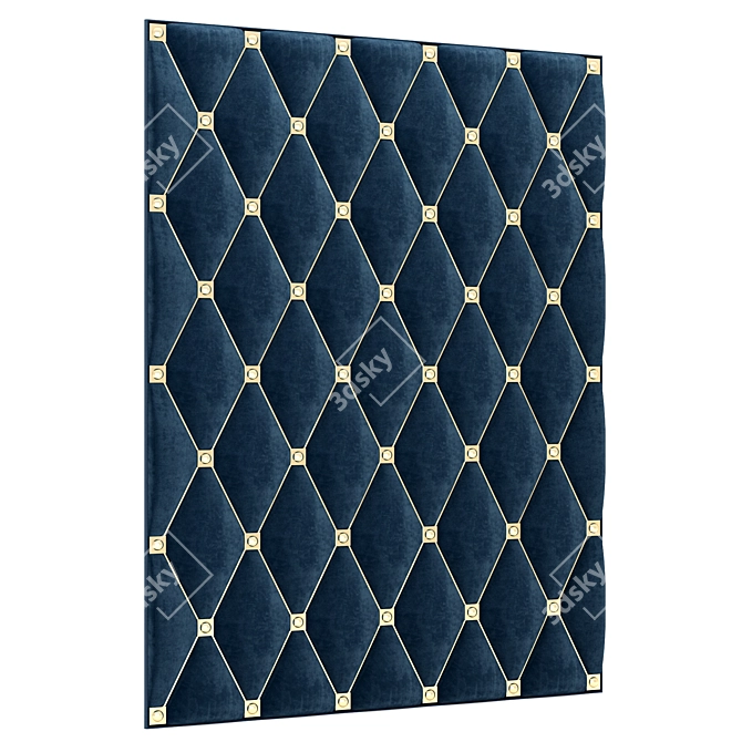 Elegant Accent: Decorative Panel 12 3D model image 1